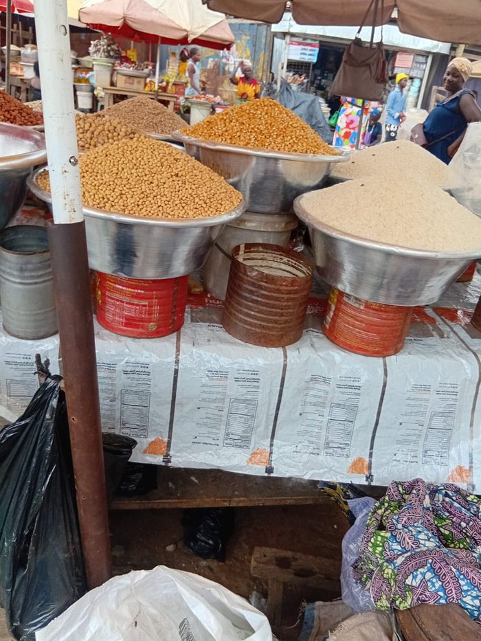 Soya beans and rice